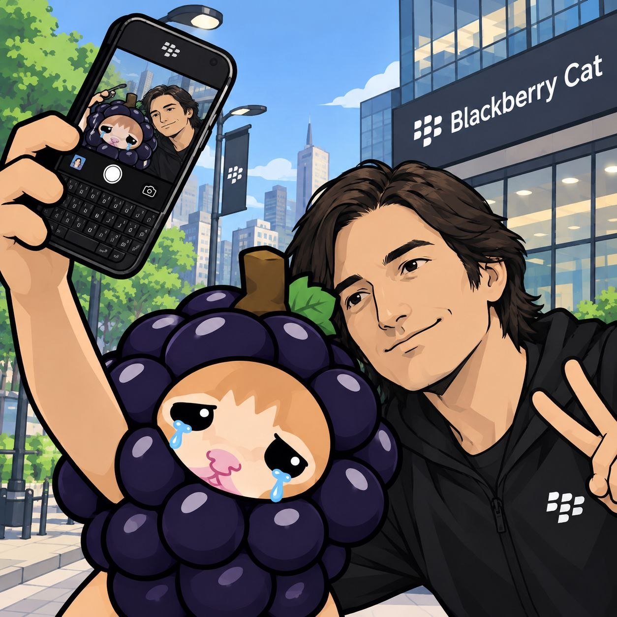 BlackBerry Cat meme 5